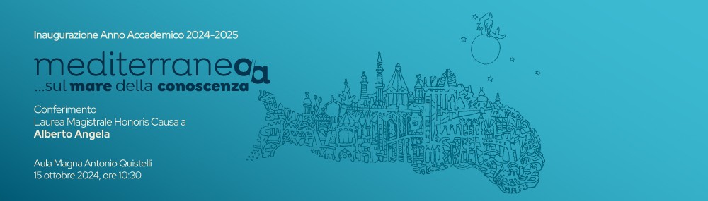 L'Università Mediterranea ha inaugurato l’Anno Accademico 2024/25 con il conferimento della Laurea HC ad Alberto Angela - “Le immatricolazioni alla Mediterranea stanno crescendo. Nell’anno in corso l’aumento supera il 5%. È un dato che può ancora migliorare, considerato che le iscrizioni sono ancora aperte.” L'Università Mediterranea ha inaugurato l’Anno Accademico 2024/25 con il conferimento della Laurea HC ad Alberto Angela - “Le immatricolazioni alla Mediterranea stanno crescendo. Nell’anno in corso l’aumento supera il 5%. È un dato che può ancora migliorare, considerato che le iscrizioni sono ancora aperte.”