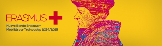 Bando Erasmus+ - Mobilit&agrave; per Traineeship a.a. 2014-15 - Scadenza per la presentazione delle domande: 12 dicembre 2014 ore 13:00