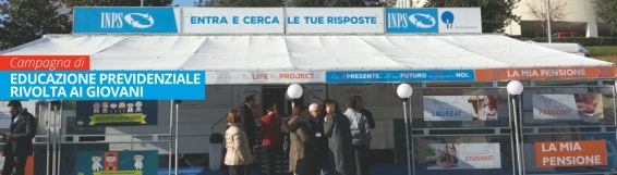 14 novembre I.N.P.S. �Campagna di educazione previdenziale rivolta ai giovani� - Cittadella universitaria - presso entrata lotto D