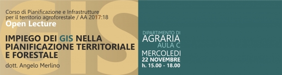 Seminario "L�impiego dei GIS nella pianificazione territoriale e forestale�