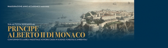 Inaugurazione dell�Anno Accademico 2022-23 - Laurea Magistrale Honoris Causa al Principe Alberto II - Conferita per l�impegno rivolto alla conservazione delle Foreste, della Natura e della Biodiversit&agrave;